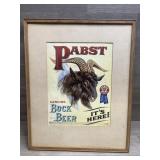 Pabst Bock Beer Advertising Poster p361 11x14