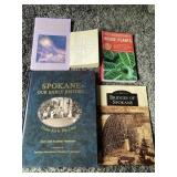 (5) Pc Book Lot - Spokane History, House Plants &