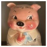 Rare Goody Bank Pig Cookie Jar -