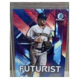 GARRETT MITCHELL 2021 Bowman Futurist Purple M