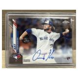 2020 Anthony Kay Topps Chrome On-Card Auto RC