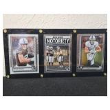 3 Brock Bowers Raiders Cards In Screwdown Display
