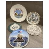 (5) Vintage State Decorative Plates