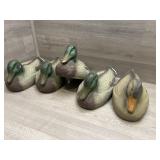 (5) VTG Fiber Duck Decoys