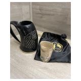 Game of Thrones Wolf Viking Drinking Horn Mug