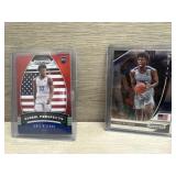 (2) 2020 Panini  James Wiseman Rookie Cards