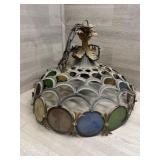 Tiffany Style Metal Hanging Light