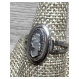.925 Sarah Coventry Cameo Ring