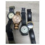 (4) Menï¿½s Watches - Fossil, Seiko, Swiss Army,
