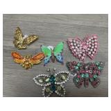 Butterfly Brooches