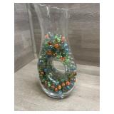 6 1/2LB;s Marbles in Vase