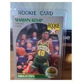 1990 NBA Hoops Shawn Kemp Sonics Rookie Card