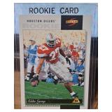 1996 Score Eddie George Oilers Rookie Card