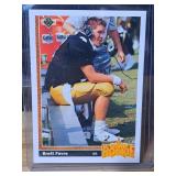 1991 Upper Deck Brett Favre Star Rookie Falcons
