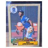 1987 Topps Bo Jackson Future Stars Royals Card