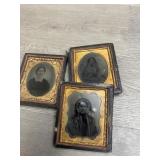 (3) Tin Type Photos
