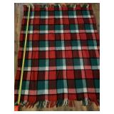 Vtg Wool Blanket - Paris Woolen Mills - 62ï¿½ x