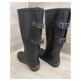 Chooka Black US 7 Premium Rainboots Rubber w/