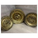 (3) Brass Plaques