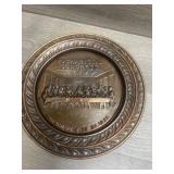 Heavy Copper Eucharistic Congress 1926 Plaque