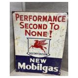 Mobil Gas W/ Pegaus Metal Sign 16'x 12'