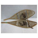 OLD PAIR BIG CHIEF WOODEN SNOWSHOES