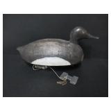 OLD HOLLOW BODY BLUEBILL DUCK DECOY WITH KEEL