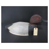 CHARLIE DUESBERRY CANVAS BACK DRAKE DECOY