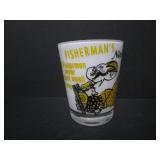 VINTAGE 'FISHERMAN'S NITE CAP GLASS