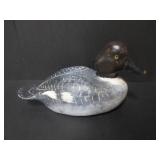 NICELY DONE GOLDEN EYE DUCK DECOY