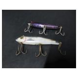 2 OLD MIRROLURE FISHING LURES