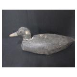 1940'S 'CHARLIE DAESBERRY' BLACK DUCK DECOY