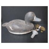 NICE OLD BLUEBILL DUCK DECOY