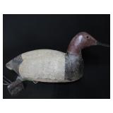 NICE OLD RED HEAD DUCK DECOY