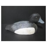 NICELY CARVED OLD BLUEBILL DUCK DECOY