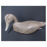 NICELY CARVED OLD BLACK DUCK DECOY