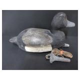 OLD HOLLOW BODY BLUEBILL DUCK DECOY