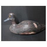 EARLY PRIMITIVE BLUEBILL DUCK DECOY