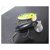 2 VINTAGE JITTERBUG LURES