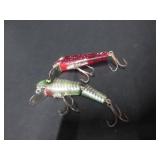 2 VINTAGE TRANSLUCENT LURES