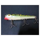 VINTAGE WOODEN CREEK CHUB FISHING LURE PLUG