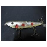 VINTAGE WOODEN FISHING LURE PLUG