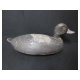 EARLY WORKING BLUEBILL DUCK DECOY