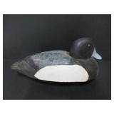 NICELY CARVED OLD BLUEBILL DUCK DECOY