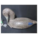RARE PREENING BLACK DUCK DECOY
