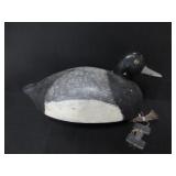 HOLLOW BODY BLUEBILL DUCK DECOY HAS KEEL