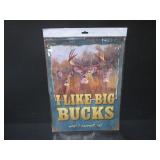 NEW TIN SIGN ' I LIKE BIG BUCKS'