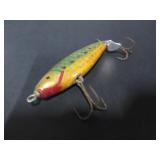VINTAGE WOODEN FISHING LURE PLUG