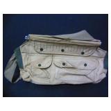 VINTAGE CANVAS FISHING CREEL