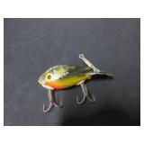 VINTAGE WOODEN BOMBER LURE-PLUG